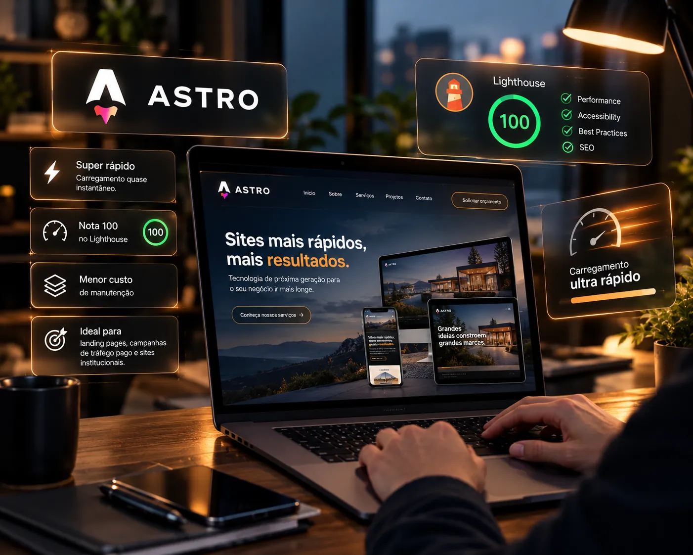 Astro: velocidade máxima e custo enxuto de manutenção