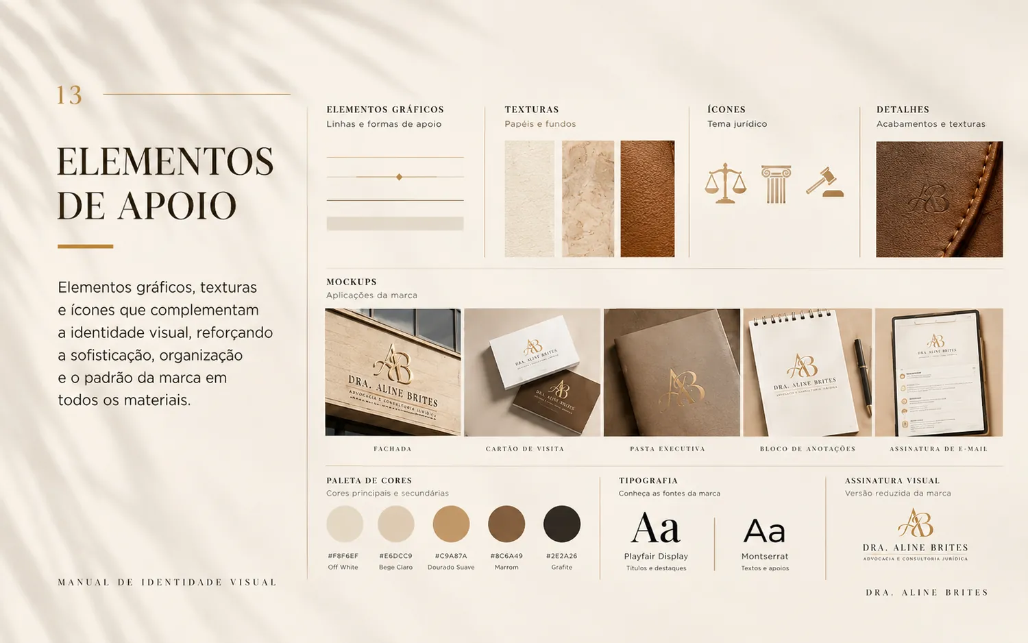Manual de identidade visual Dra. Aline Brites — página 12