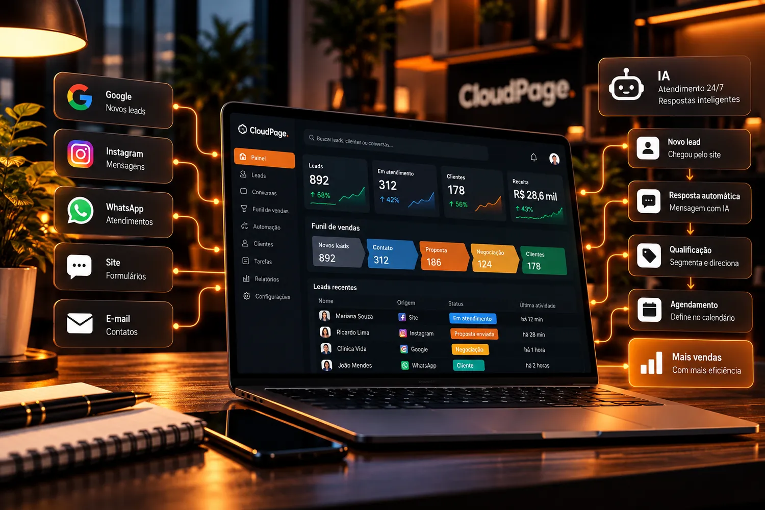 CRM + IA: automatize o atendimento sem perder o humano
