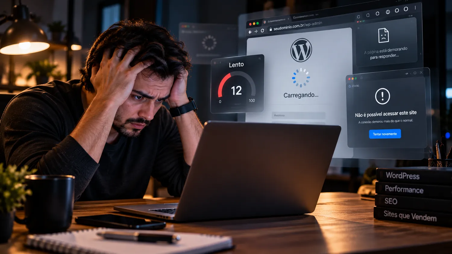 Impacto da velocidade do site WordPress na conversão e no ranqueamento do Google em 2026